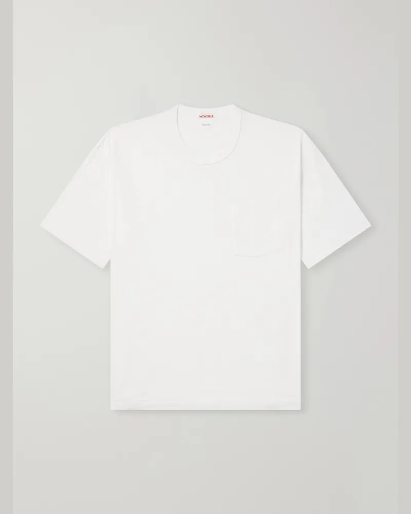 Visvim Set of Three Sublig Jumbo III Cotton and Nylon-Blend Jersey T-Shirts White