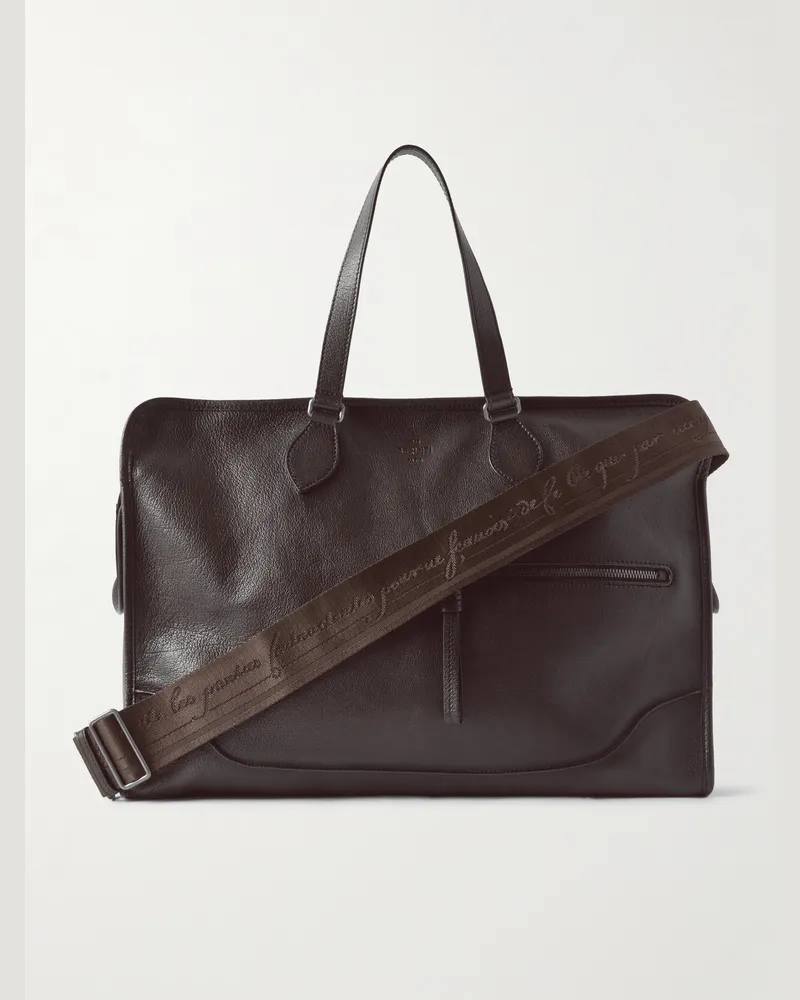 Berluti Overnight Weekender aus Venezia-Leder Braun