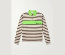 Polo Striped Cotton Jersey Polo Shirt