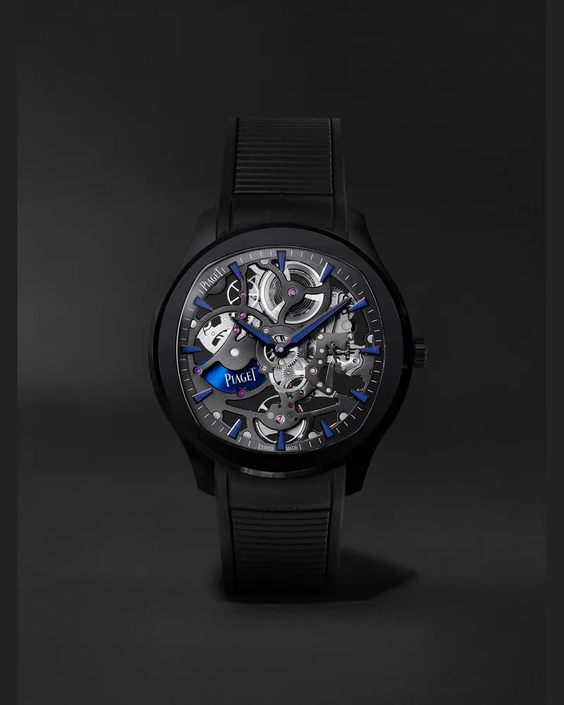 Piaget Polo Skeleton Automatic 42mm Ceramic and Titanium Watch, Ref. No. G0A49011 Black