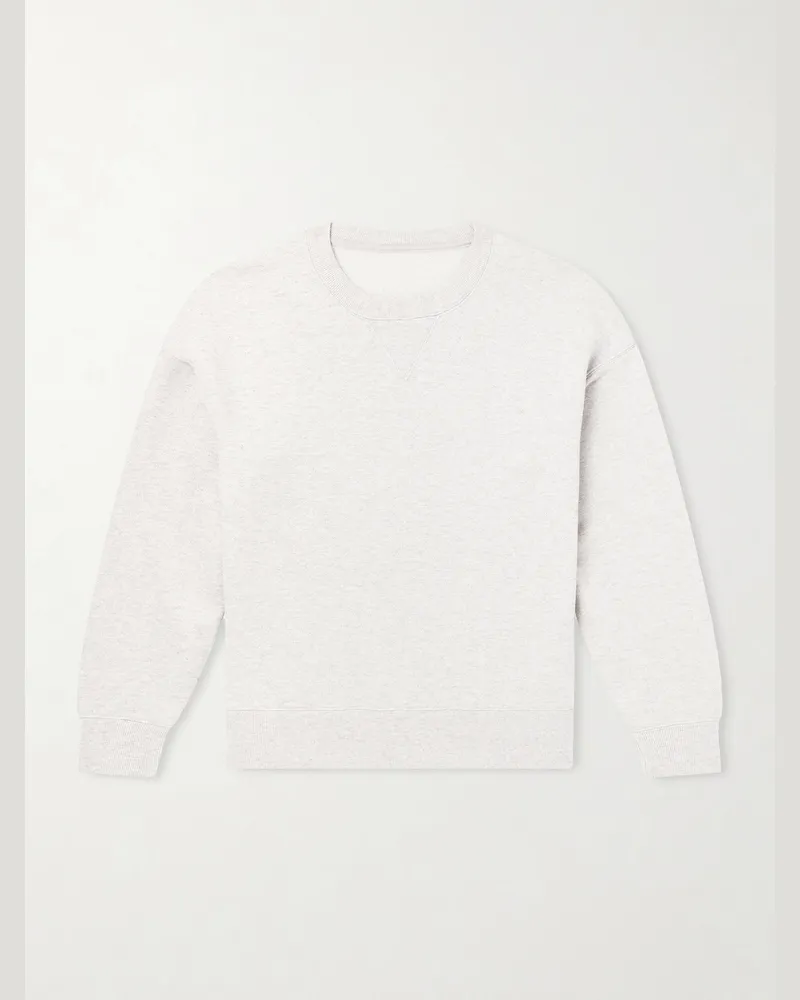 Visvim Jumbo SB Wool and Cotton-Blend Jersey Sweatshirt Gray