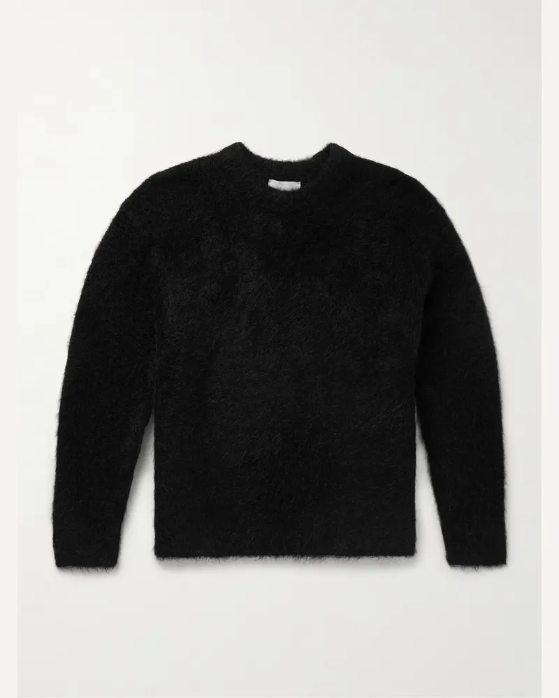 AMOMENTO Pullover aus einer Alpakawollmischung Schwarz