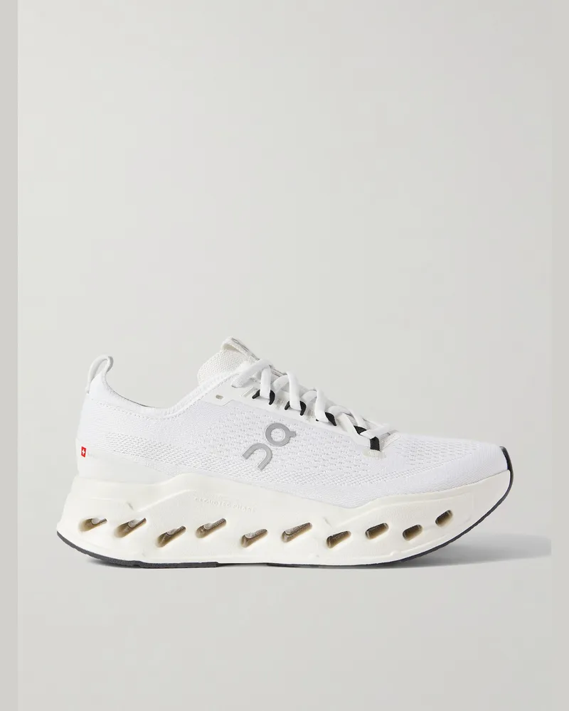 ON Cloudsurfer Max Sneakers aus Mesh mit Gummibesatz Weiß