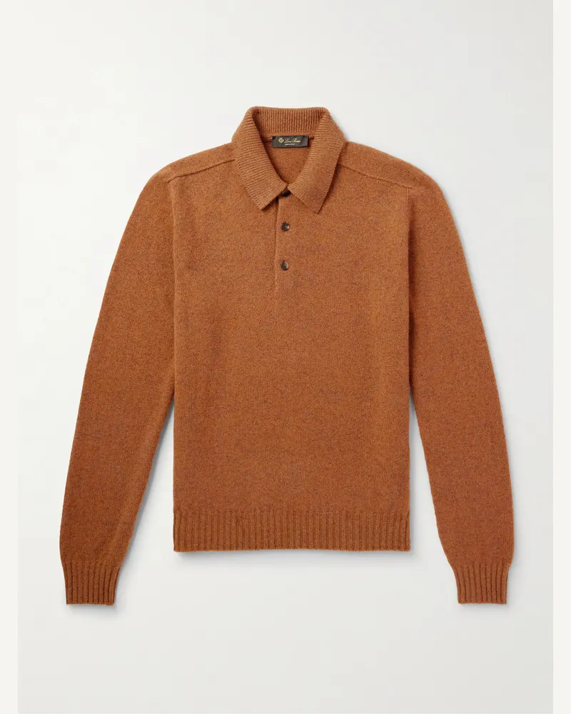 Loro Piana Pullover aus Schurwolle Orange
