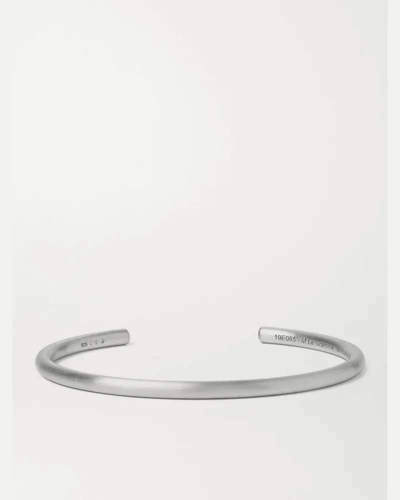 Le Gramme Le 15g Armspange aus gebürstetem Sterlingsilber Silber