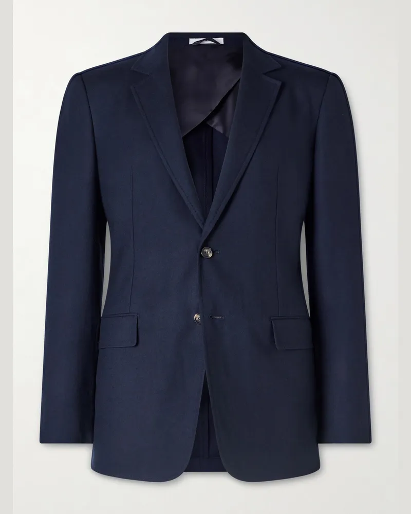 Gabriela Hearst Antoine Virgin Wool Blazer Blue