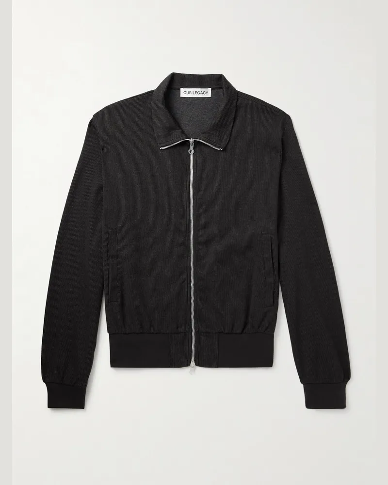 Our Legacy Mob Cotton-Blend Track Jacket Brown