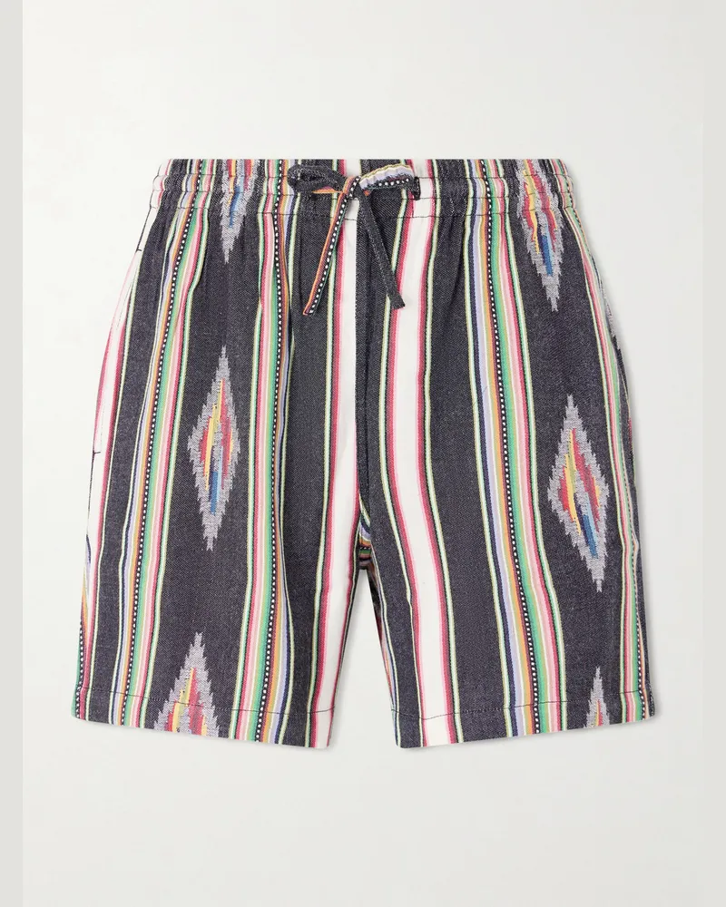 KARDO Straight-Leg Cotton Drawstring Shorts Multi