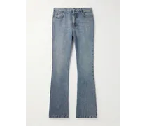 Schmal geschnittene Bootcut-Jeans