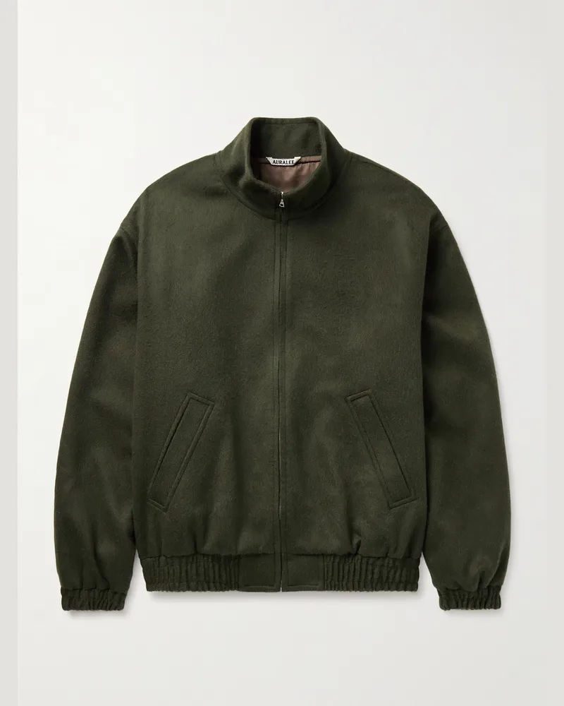 AURALEE Blouson aus Kamelhaar Grün