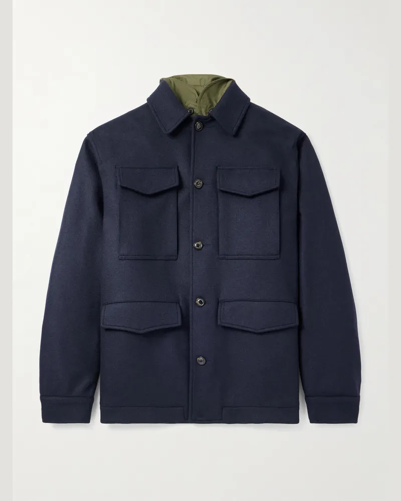 Valstar Demetry Feldjacke aus einer Wollmischung mit abnehmbarer Weste aus Shell Schwarz