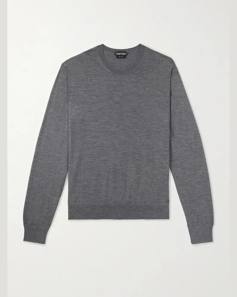 Tom Ford Wool Sweater Gray