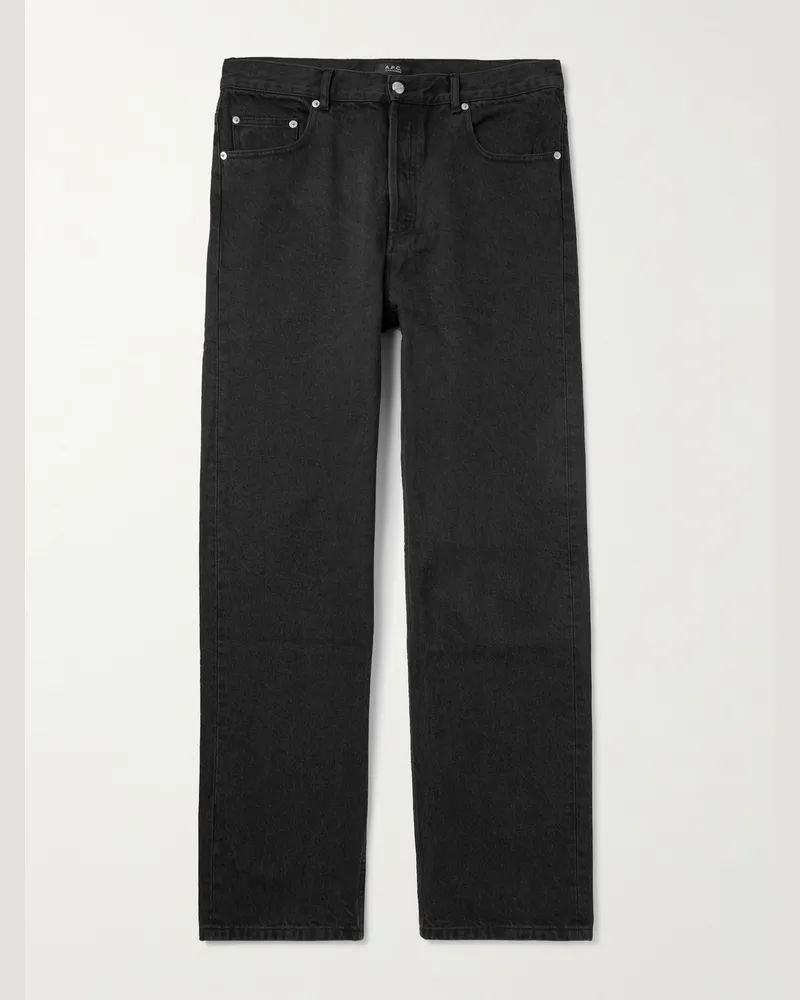 A.P.C. Fairfax weit geschnittene Jeans Schwarz