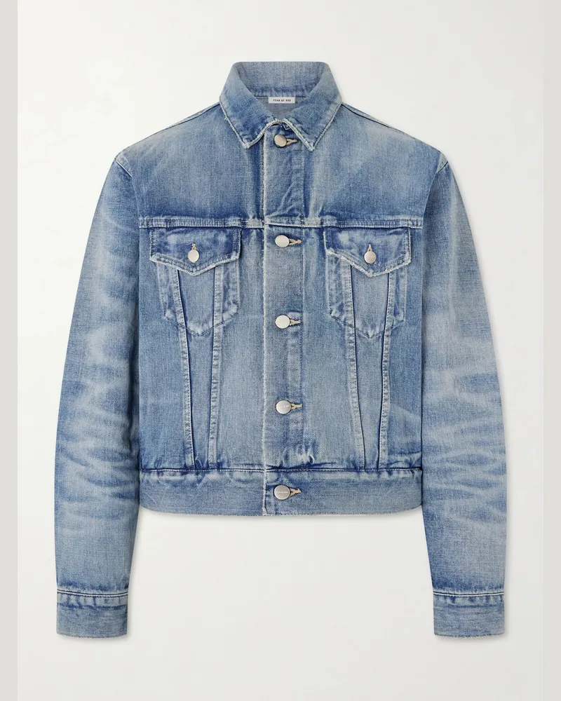Fear of God Denim Trucker Jacket Blue