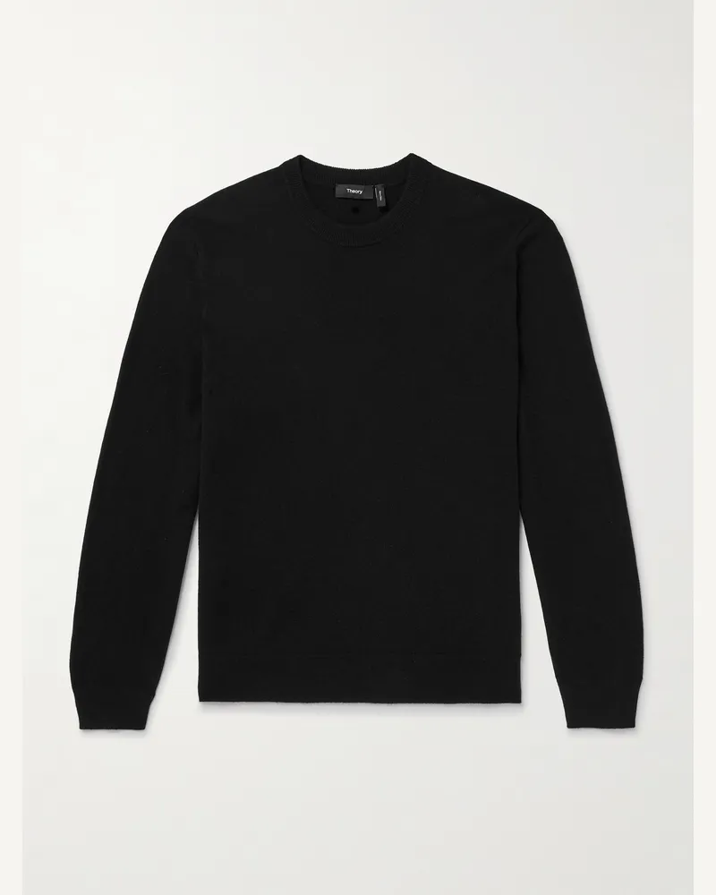 Theory Hilles Pullover aus Kaschmir Schwarz