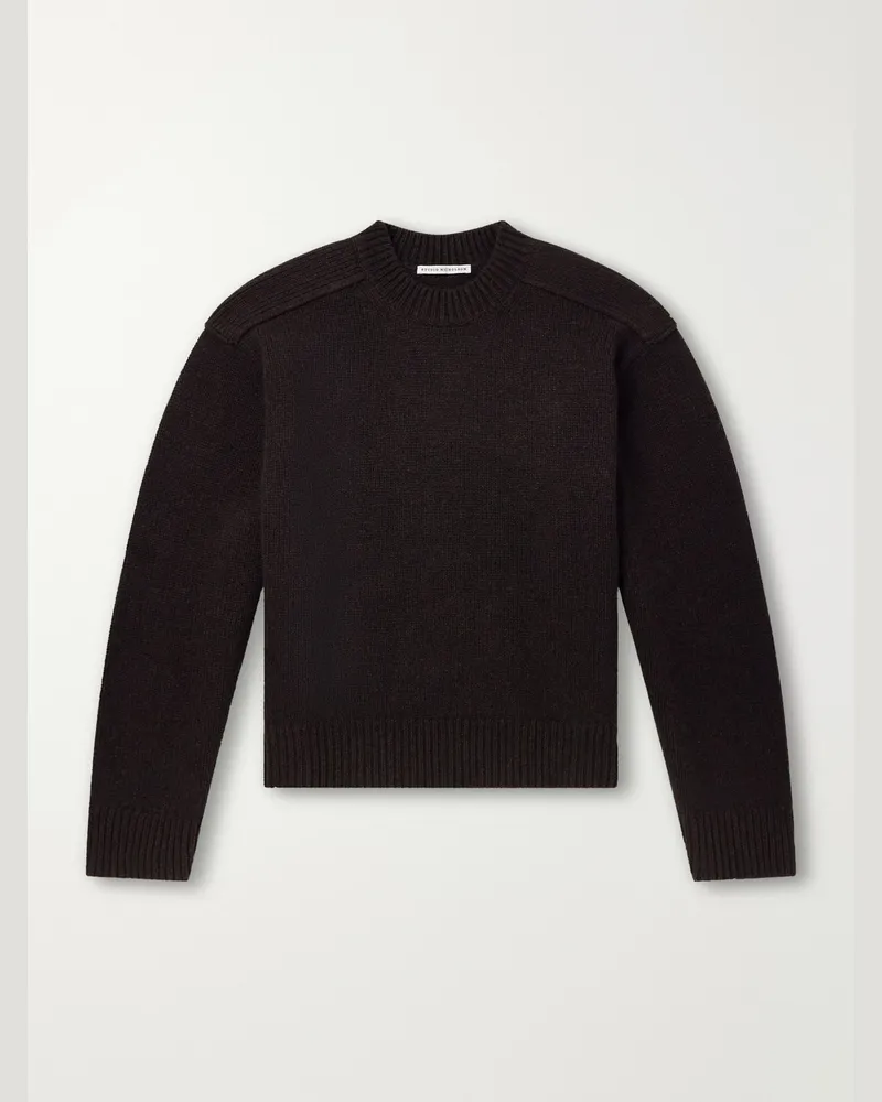 Studio Nicholson Yak and Merino Wool-Blend Sweater Brown