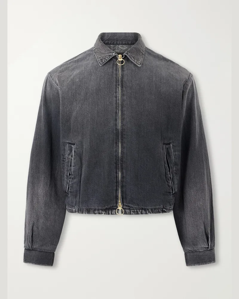 KAPITAL Hacksaw Denim Jacket Black