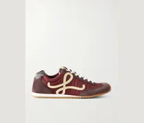 Ballet Runner 2.0 Suede-Trimmed Sneakers