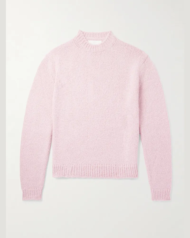 Jil Sander Pullover aus einer Alpakawollmischung Pink