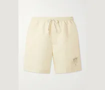 Straight-Leg Mid-Length Swim Shorts
