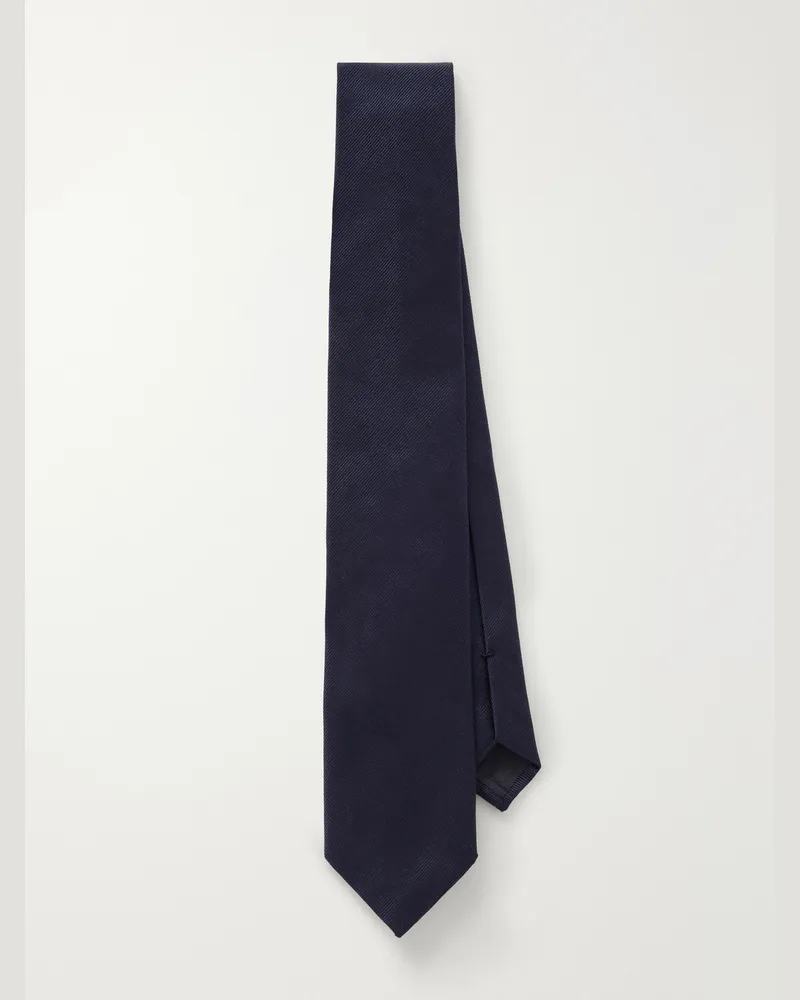 Tom Ford 7cm Silk-Twill Tie Blue