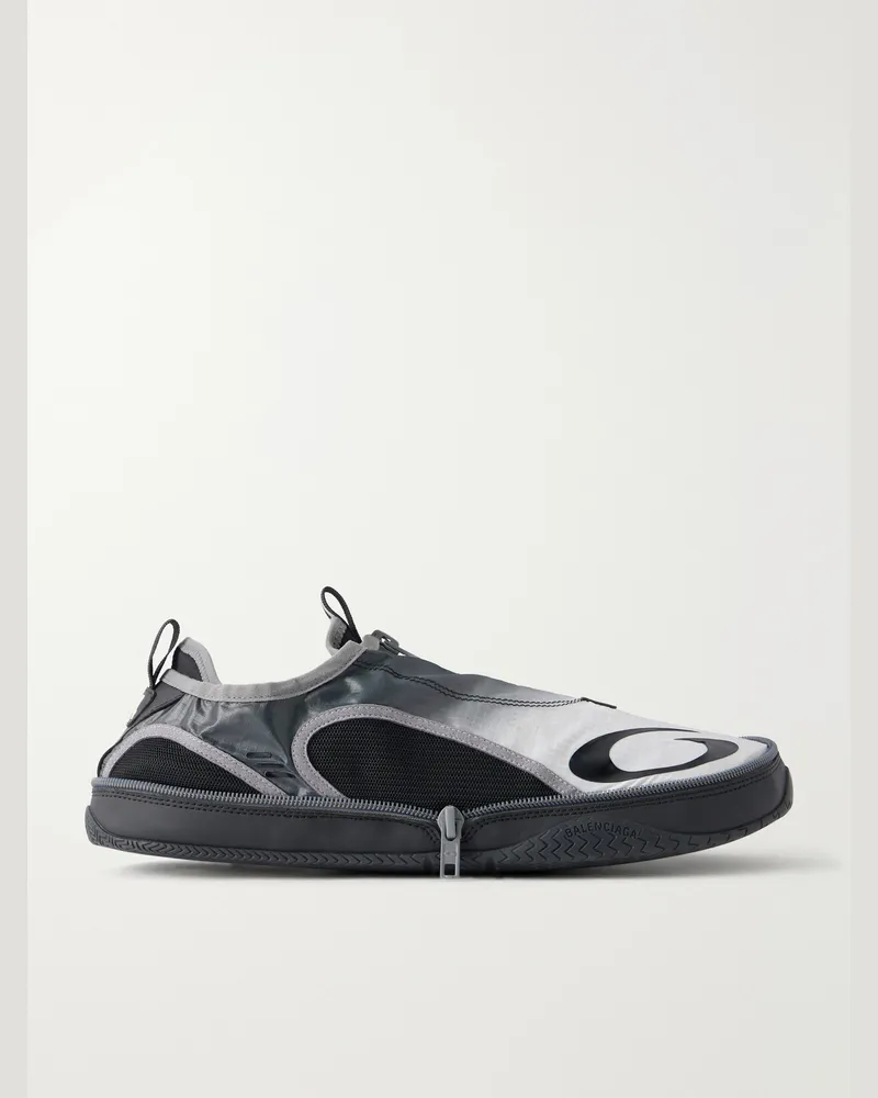 Balenciaga Pocket Fabric Sneakers Gray