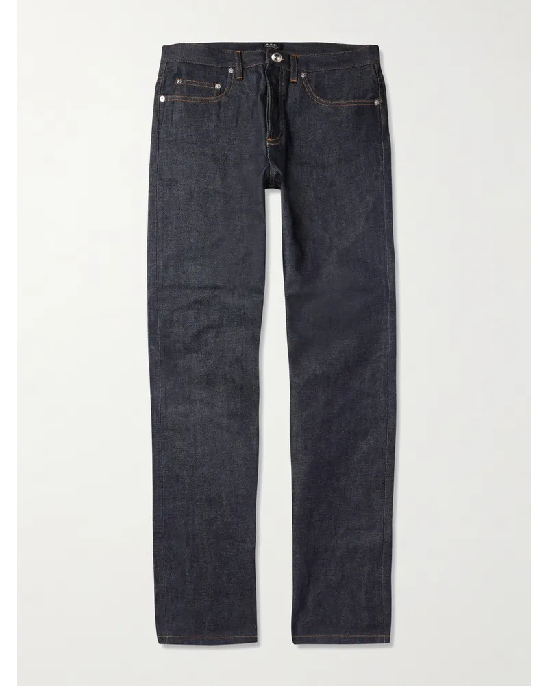A.P.C. New Standard Jeans aus Raw Selvedge Denim Blau
