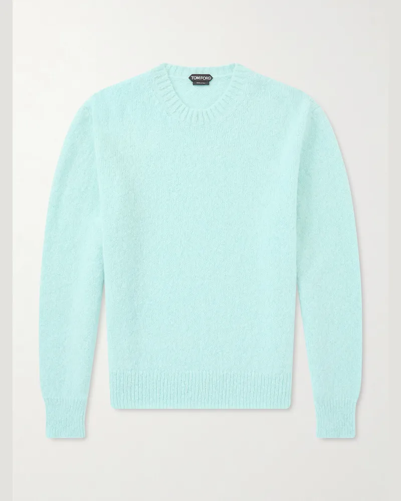 Tom Ford Alpaca-Blend Sweater Blue