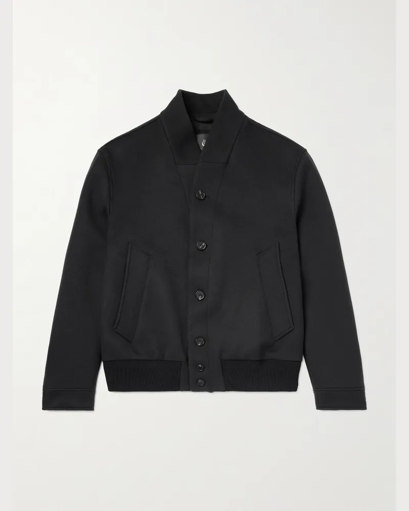 Loro Piana Gaikan Bomberjacke aus Kaschmir Grau