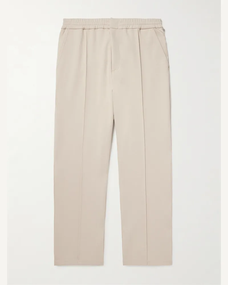 Rag & Bone Gerade geschnittene Jogginghose aus Ponte aus einer Baumwollmischung Neutral