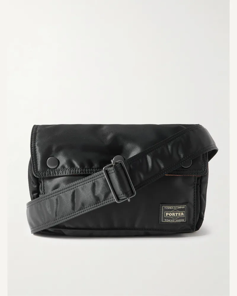PORTER-YOSHIDA & CO Tanker Envelope Nylon-Twill Belt Bag Black