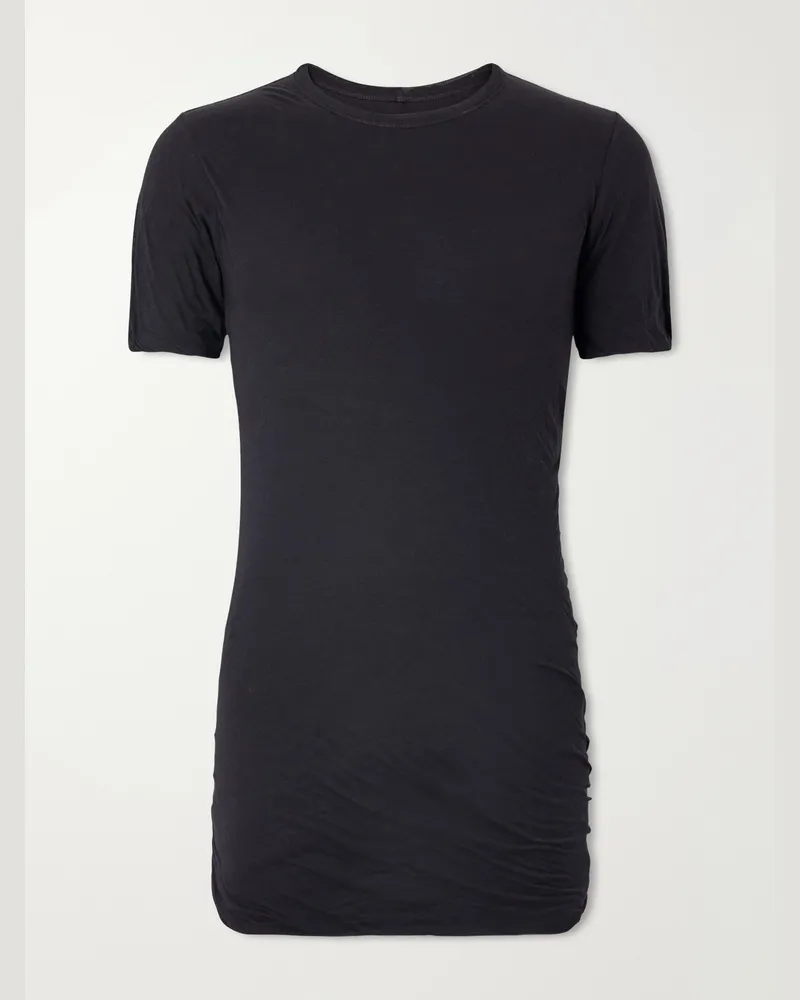 Rick Owens Double Cotton T-Shirt Black