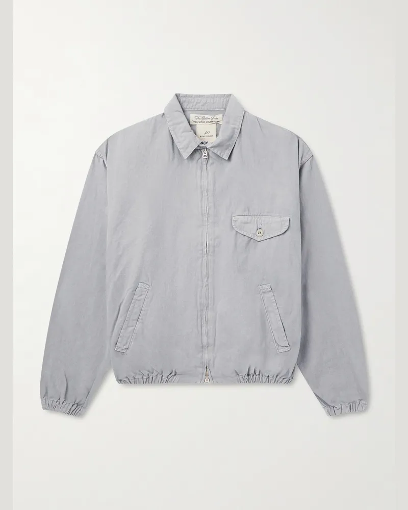 Remi Relief Cotton-Twill Jacket Gray