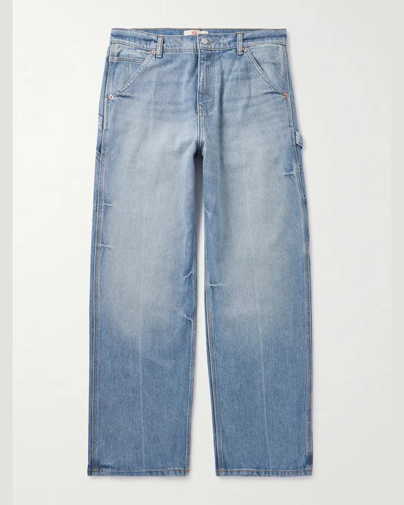 Cherry Los Angeles Weit geschnittene Jeans Blau