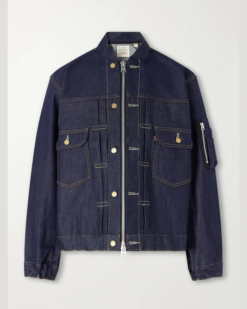 Sacai Levi's Denim Jacket Blue