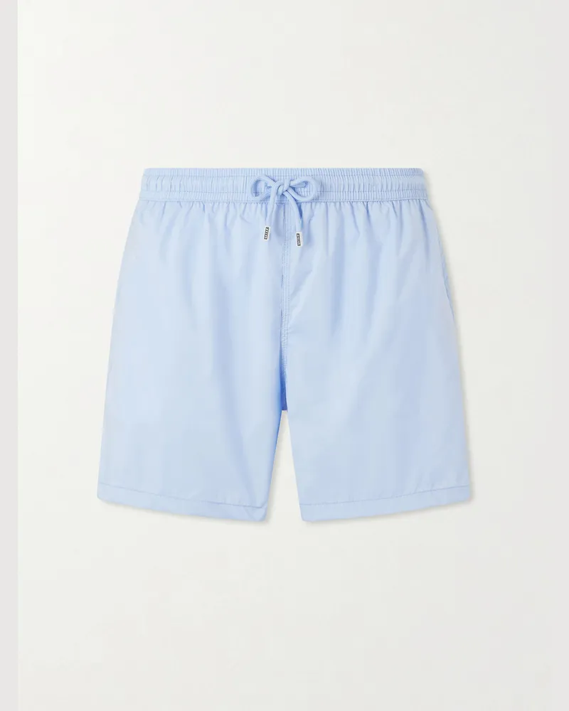 Fedeli Madeira Airstop Straight-Leg Swim Shorts Blue