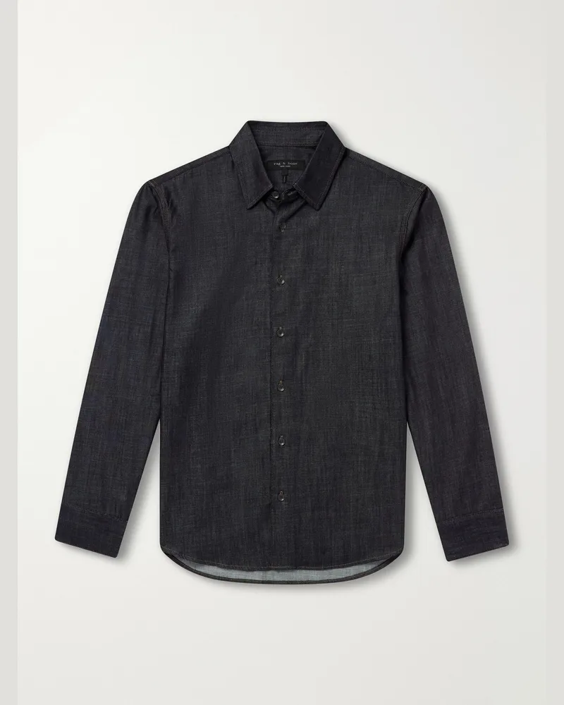 Rag & Bone Denim Shirt Blue