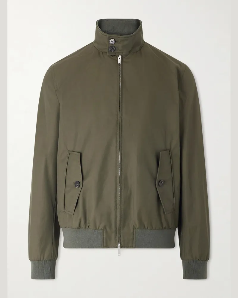 Slowear Bomberjacke aus einer Baumwollmischung Grün