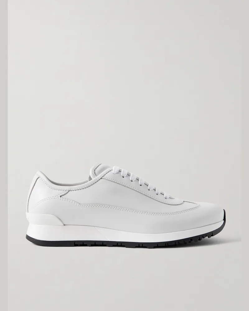 John Lobb Foundry II Leather Sneakers White