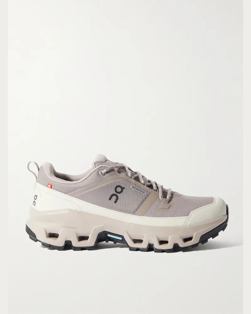 ON Cloudrock Trail-Sneakers aus Mesh mit Gummibesatz Braun