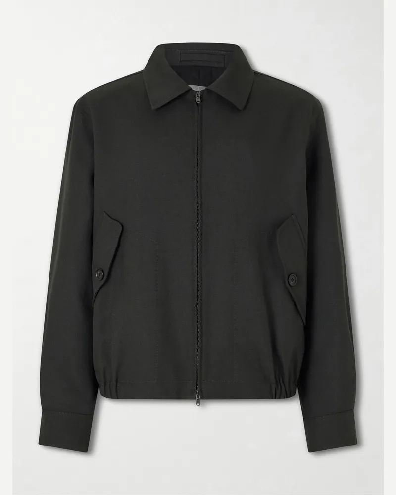 Margaret Howell Blouson aus Schurwolle Schwarz