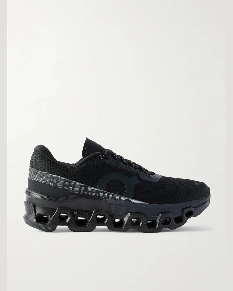 ON Cloudmster 2 Laufschuhe aus Mesh mit Gummibesatz Schwarz