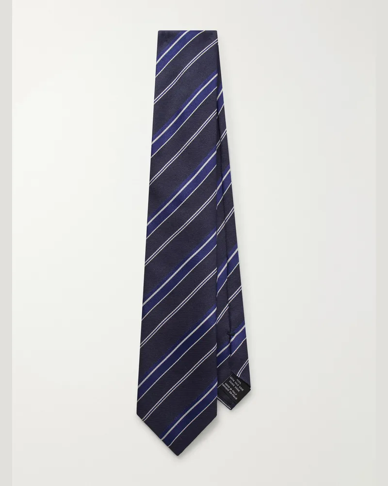 Tom Ford 8cm Silk-Twill Tie Blue