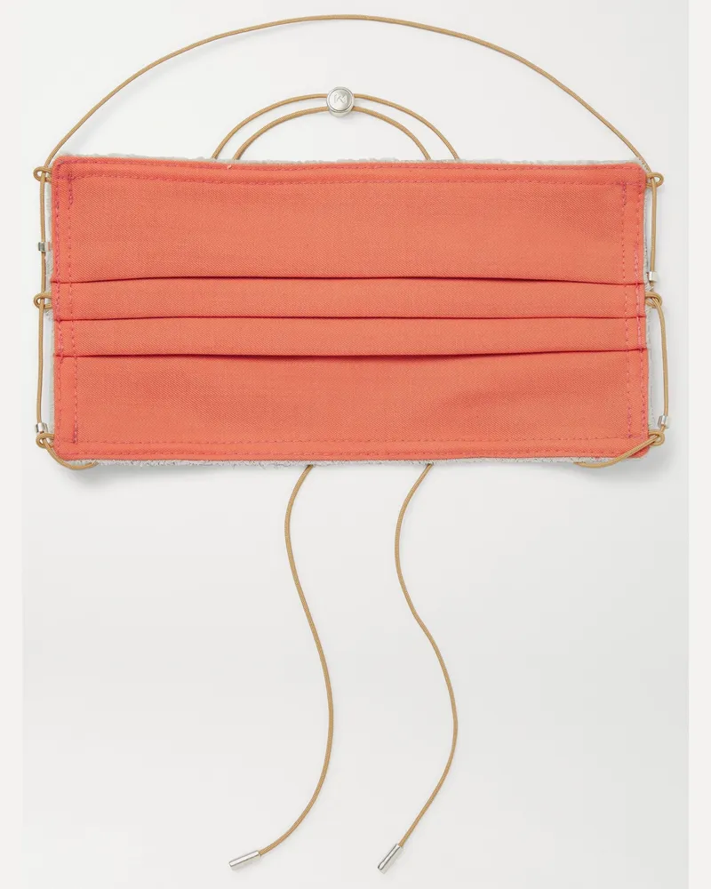 M. Cohen Reversible Cotton Non-Medical Face Mask Orange