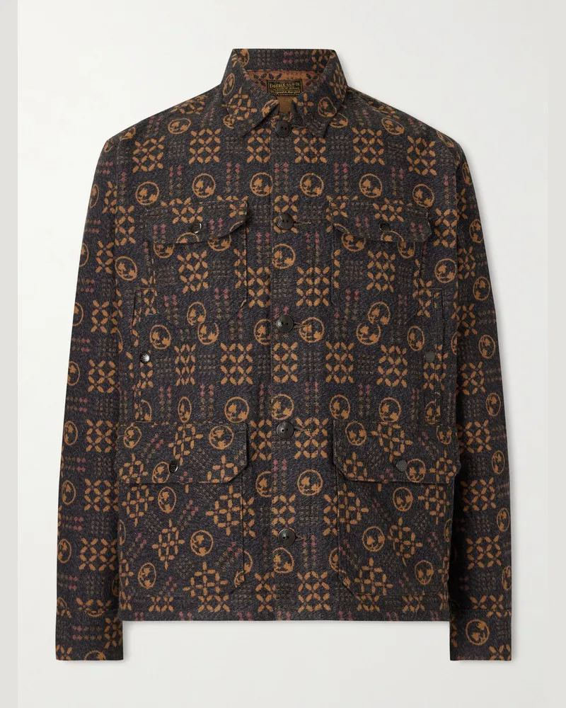 RRL Ruddick Jacke aus Baumwoll-Jacquard Orange