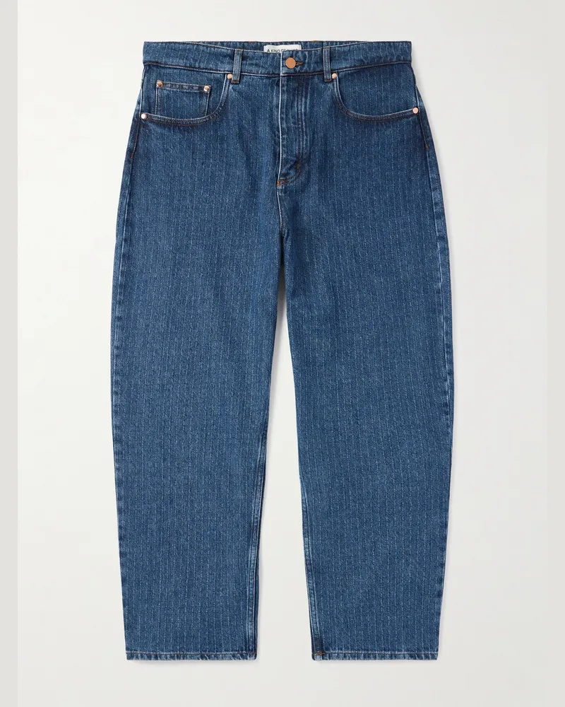 A Kind Of Guise Terek gerade geschnittene Jeans aus Bio-Denim Blau