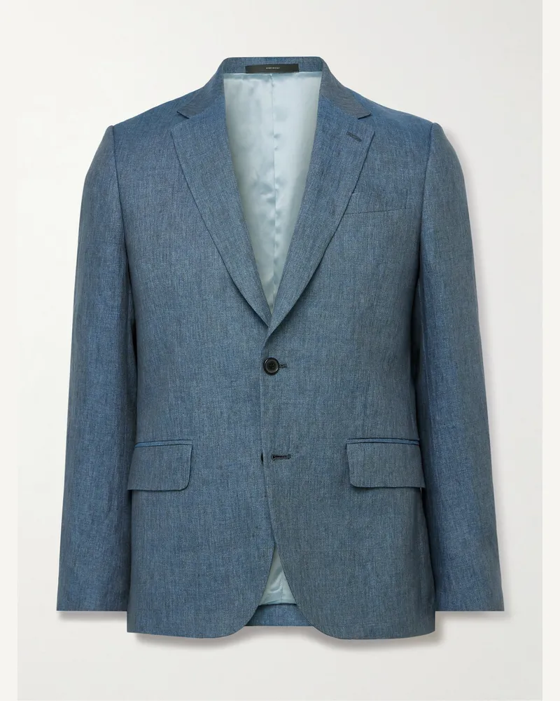 Paul Smith Delave Sakko aus Leinen Blau