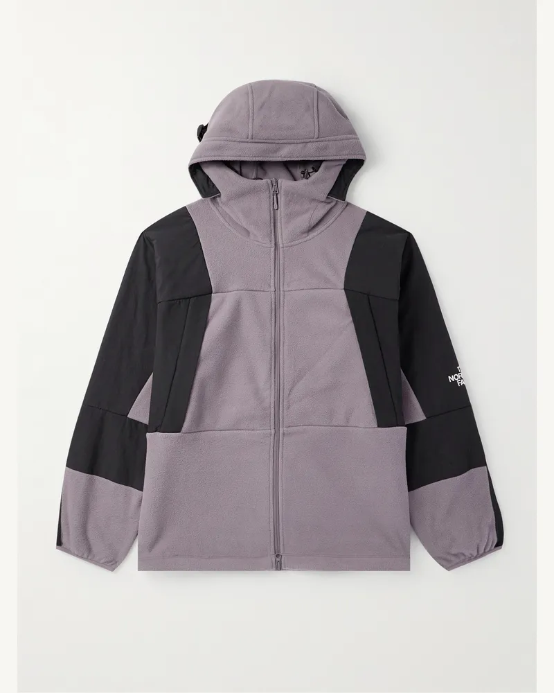 The North Face Kapuzenjacke aus Fleece und einer Nylon-Baumwollmischung Lila