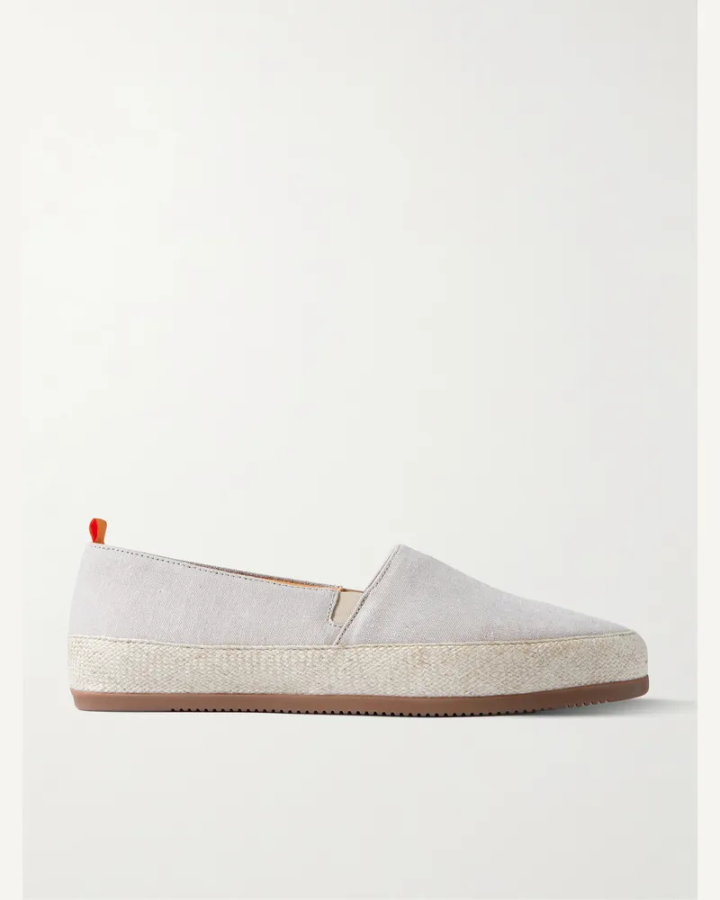 MULO Espadrilles aus Leinen Grau