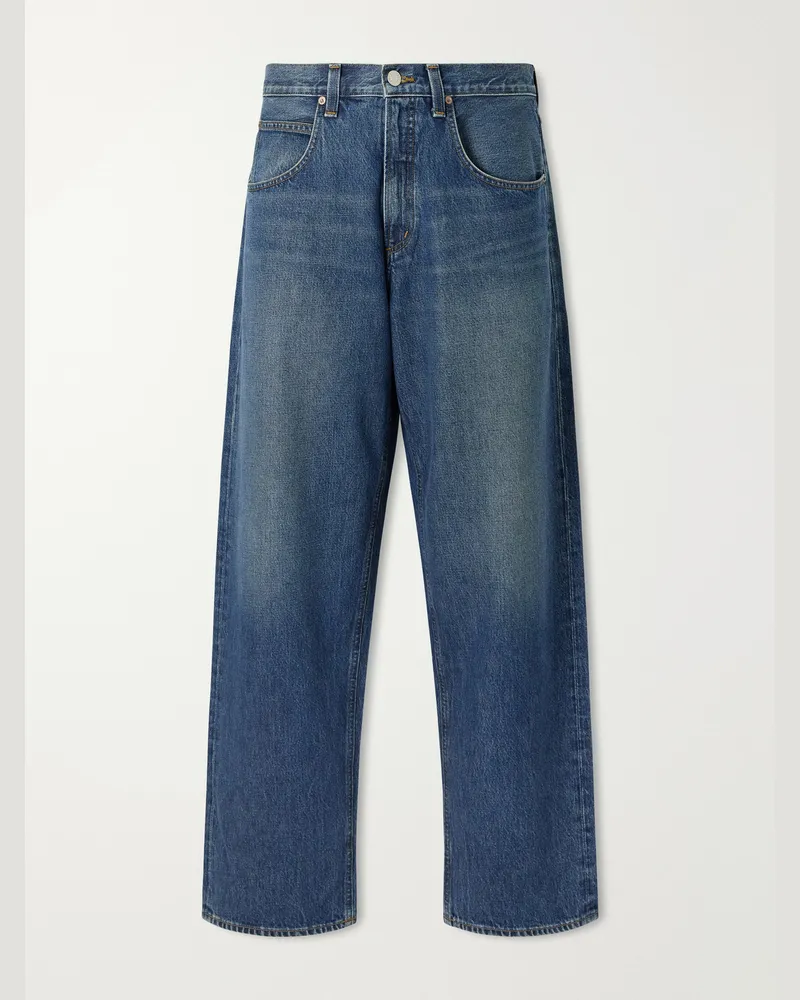 AGOLDE Wide-Leg Jeans Blue